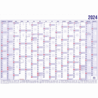 Wandplaner mit 16 Monaten 120x80cm Nov. 2024-Feb. 2025