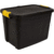 Aufbewahrungsbox 60l HW442 schwarz / gelb
