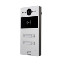 R20B2S - Compact IP Door Intercom Unit with 2 Buttons (Video & Card reader), incl. Surface-mount Backbox