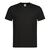 Nisbets Essentials T-Shirts Made of Cotton - Plain Back - Pack of 2 in Black - L