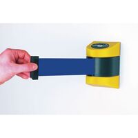 Tensabarrier® Wall mounted premium retractable belt barriers - Wide web 150mm