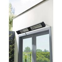Wall mounted patio heater with remote control 3000w