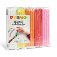 Panetto plastilina - 10 colori - 55gr - Primo