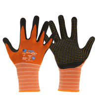 Guanti mechanical Safety Palmpro Xtraflex Prime 213 - taglia M - arancione/nero - Icoguanti