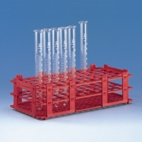 Reagenzglasgestell rot für 21x Ø 30 mm Röhrchen