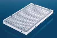 PCR-platen 96-wells PP half verhoogde frame aantal wells 96