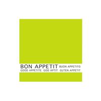 Servietten "Bon Appetit" grün