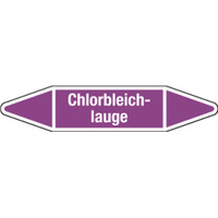 Aufkleber Chlorbleichlauge, violett, Folie, 77 x 16 mm, L706