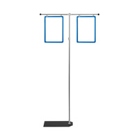 Info Display / Price Stand / Pallet Stand "Chep IV" | blue, similar to RAL 5015