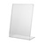 Tabletop Display / Menu Card Holder / L-Display "Classic" in Acrylic | 3 mm A3 portrait