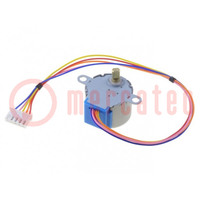 Stepper motor; PIN: 5; 5VDC; Leads: leads with plug