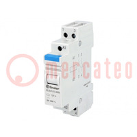 Relay: installation; monostable; NC + NO; Ucoil: 12VDC; 20A; IP20