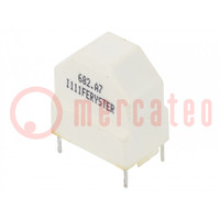 Inductor: wire; THT; 6.8mH; 700mA; 179mΩ; 230VAC; 12.5x20mm; -20÷50%