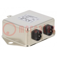 Filter: Entstörkondensator; einphasig; 250VAC; Cx: 220nF; Cy: 2,2nF