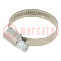 Cable tie; Ø: 24÷40mm; W: 9mm; Material: chrome steel AISI 430