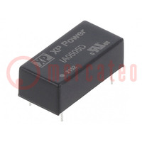 Converter: DC/DC; 1W; Uin: 5V; Uout: 5VDC; Uout2: -5VDC; Iout: 100mA