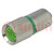 LED lamp; green; BA9S; 24V; No.of diodes: 8; 140°