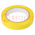 Tape: electrical insulating; W: 19mm; L: 66m; Thk: 60um; yellow; 80%