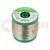Soldering wire; Sn99,3Cu0,7; 0.5mm; 0.5kg; lead free; reel; 227°C