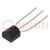 Transistor: NPN; bipolaire; 40V; 0,6A; 0,35W; TO92