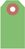 Anhängeetiketten - Fluoreszierend-Grün, 7 x 3.5 cm, Manilakarton, Für innen