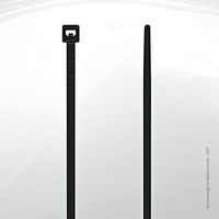 Kabelbinder Standard schwarz 2,6 mm x 200 mm