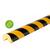 Knuffi Removable Typ A, gelb/schwarz, selbstklebend/ablösbar, Länge: 1,0 m