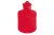 Detailbild - Wärmflasche aus Gummi, 0,8 l, beidseitig glatt, rot