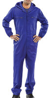 Beeswift Hooded Boilersuit Royal Blue 40
