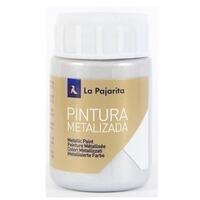 LA PAJARITA PINTURA METALIZADA ME-01 35ML PLATA