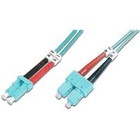 DIGITUS LWL Patchkabel LC -> SC 5.00m Multimode Duplex OM3