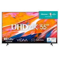 Hisense 55A6K Televisor 139,7 cm (55") 4K Ultra HD Smart TV Wifi Negro 300 cd / m²