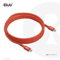 CLUB3D USB2 Typ-C Bi-Direktionales USB-IF zertifiziertes Kabel 480Mb, PD 240W(48V/5A) EPR St./St. 3m