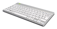 R-Go Tools Ergonomisch toetsenbord R-Go Compact Break, compact toetsenbord met pauzesoftware, QWERTY (PT), Bluetooth, wit