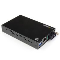 StarTech.com 1000 Mbit/s Gigabit Ethernet LWL / Glasfaser SC Medienkonverter 40 km