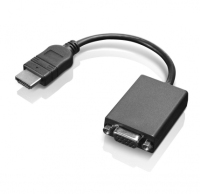 Lenovo HDMI / VGA 0,2 M Fekete