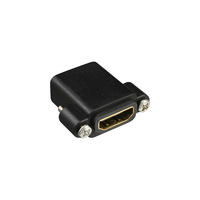 InLine 17600N tussenstuk voor kabels HDMI A female HDMI A Zwart