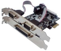 Longshine Serial & Parallel PCIe Card csatlakozókártya/illesztő