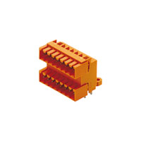 Weidmüller 1633580000 wire connector PCB Orange