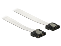 DeLOCK 0.3m 2xSATA kabel SATA 0,3 m SATA 7-pin Czarny, Biały