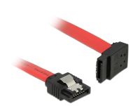 DeLOCK 0.3m, 2xSATAIII SATA-Kabel 0,3 m SATA 7-pin Schwarz, Rot