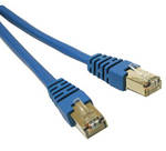 C2G 50m Shielded Cat5e Moulded Patch Cable câble de réseau Bleu