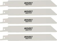 HAZET 9034P-R/5 Lame de scie sauteuse, à chantourner et sabre Lames de scie sabre Bimétal 5 pièce(s)