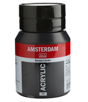 Amsterdam Standard Acrylfarbe 500 ml Schwarz Flasche