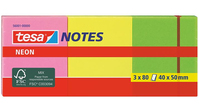 TESA 56001 zelfklevend notitiepapier Rechthoek Groen, Roze, Geel 80 vel Zelfplakkend