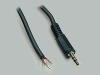 BKL Electronic 1101052 Audio-Kabel 1,8 m 3.5mm Schwarz