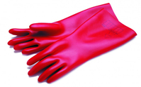 Cimco 140238 Handschutz Isolierende Handschuhe Rot Latex