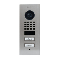 DoorBird D1102V Video-Zugangssystem Schwarz, Edelstahl