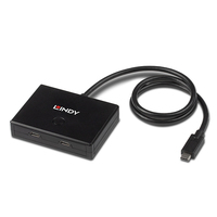 Lindy 43329 huby i koncentratory USB 3.2 Gen 1 (3.1 Gen 1) Type-C 5000 Mbit/s Czarny