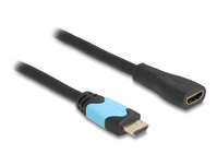 DeLOCK 81997 HDMI kabel 1 m HDMI Type A (Standaard) Zwart, Turkoois